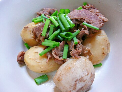 里芋と牛肉のうま煮